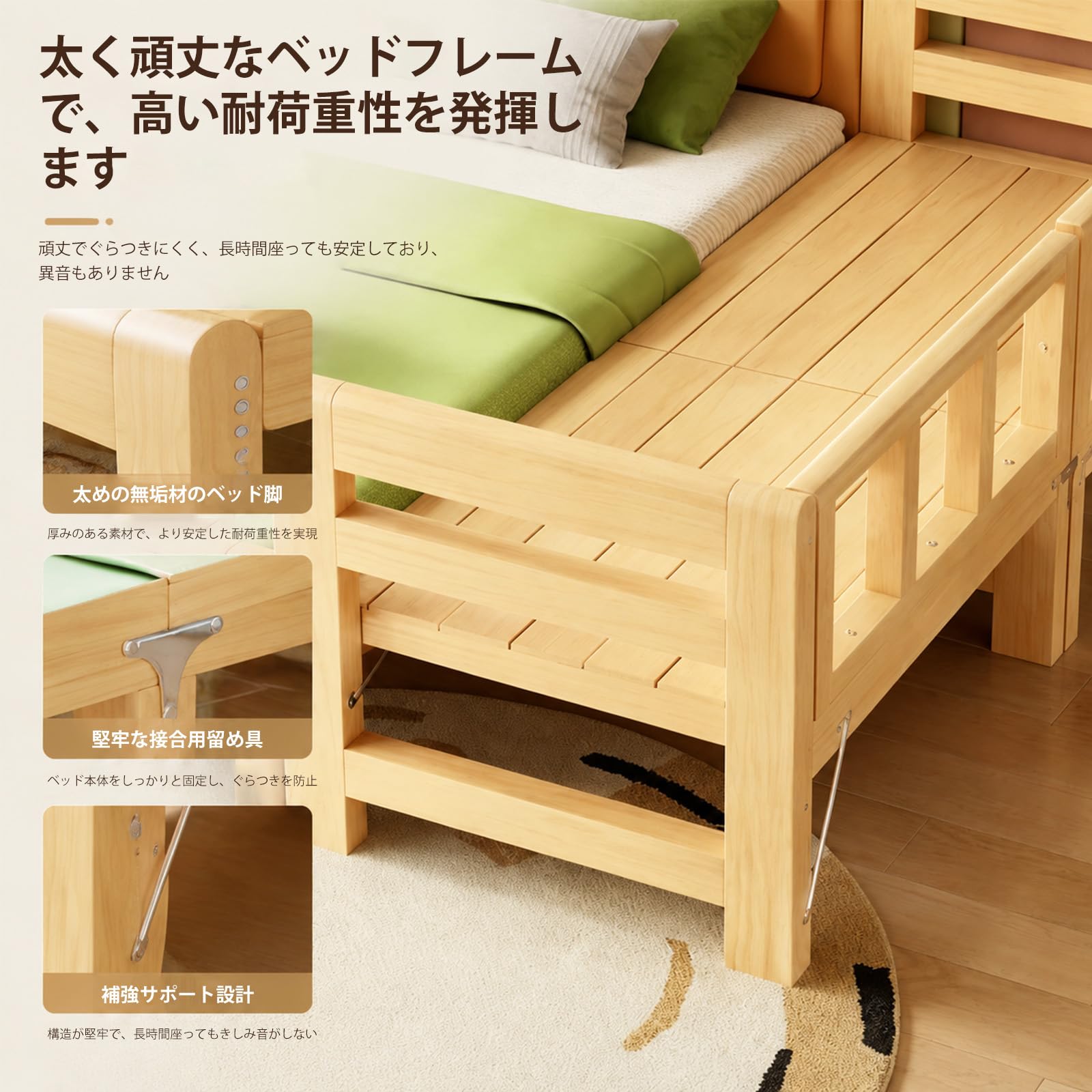 折りたたみ式木製シングルベッドフレーム Amazon｜木製 折りたたみ式ベッド スペース拡張 フレーム 折り畳み